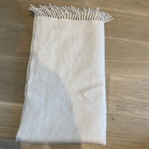 reiss beige winter scarf